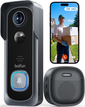 BOIFUN Video Doorbell Camera Wirele...