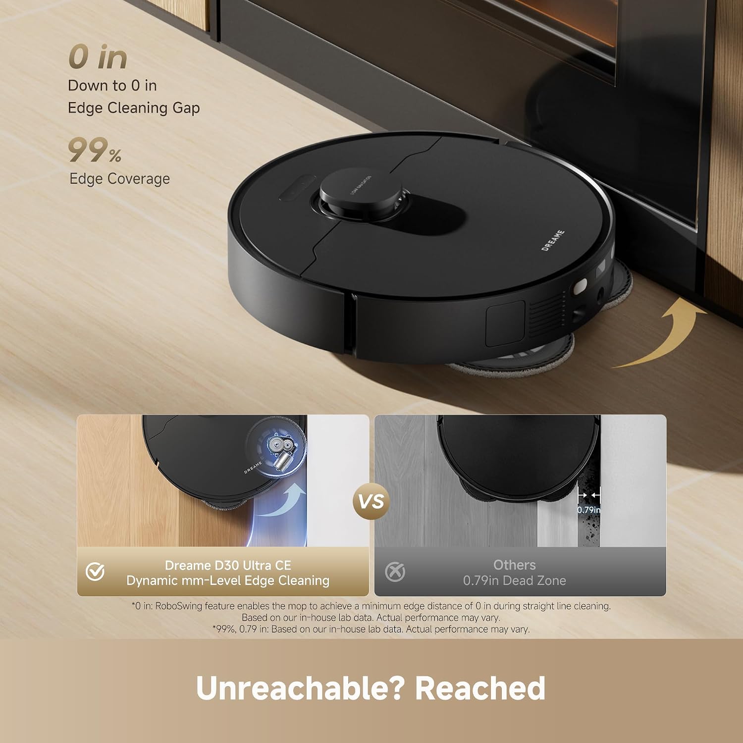 dreame D30 Ultra CE Robot Vacuum and Mop, 25,000Pa Powerful Suction - Image 4