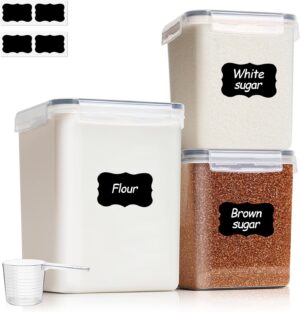 ComSaf Airtight Flour and Sugar Con...