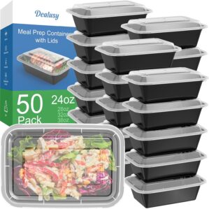 Dealusy 50 Pack (100-Piece) 24 oz M...