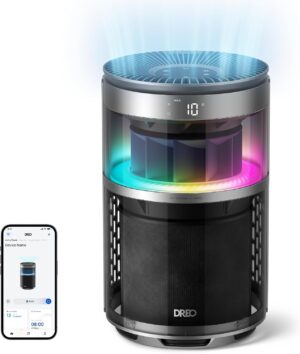 DREO Smart Air Purifier With RGBIC ...