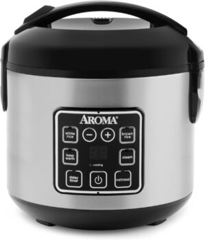 AROMA® 8-Cup (Cooked) / 2 Qt. Digi...