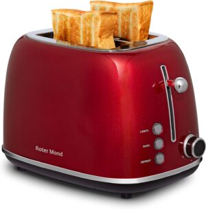 Roter Mond 2 Slice Toaster Retro St...