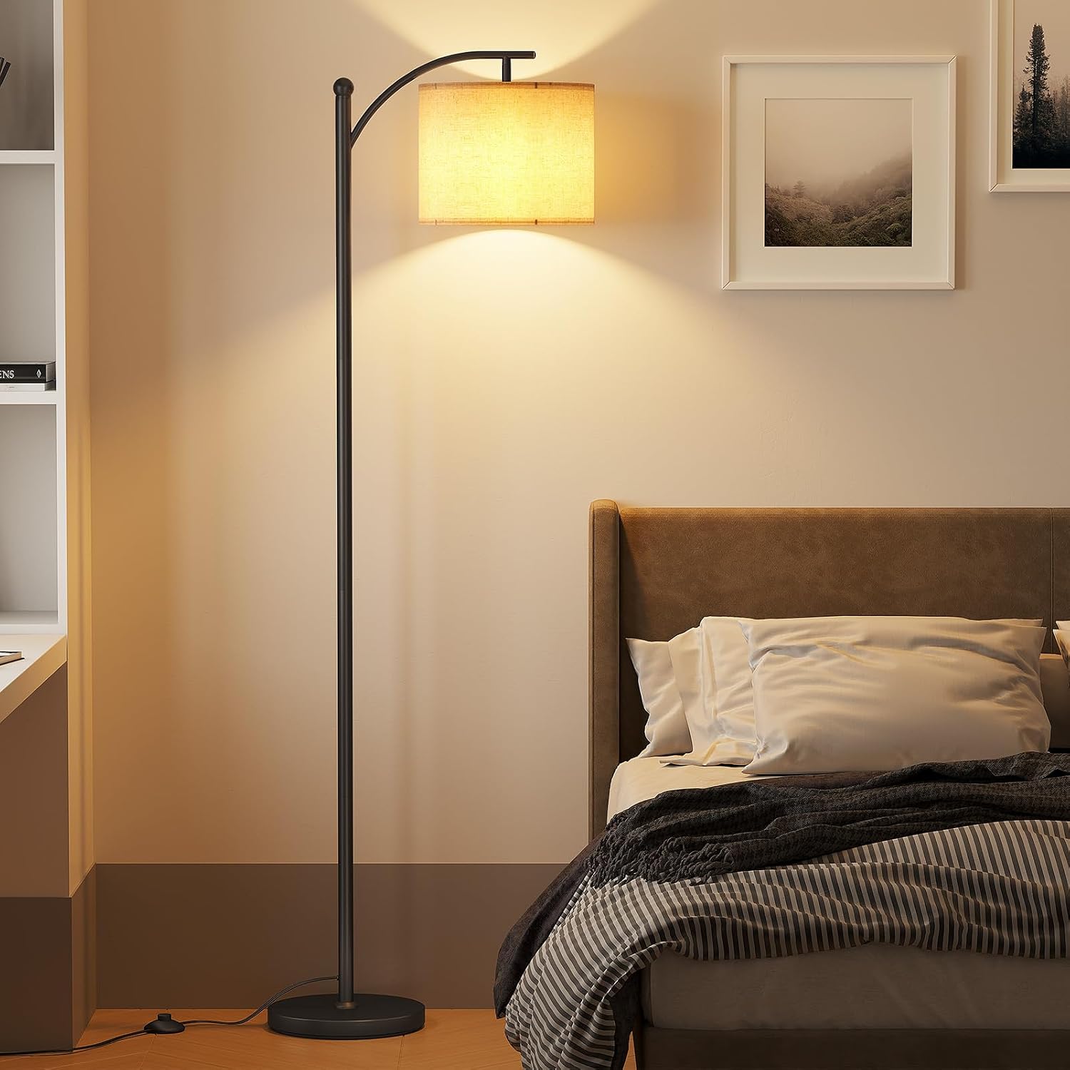 SUNMORY Arc Floor Lamp, Modern Floor Lamp with 3 Color Temperatures Bulb - Image 6