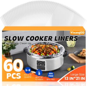 YixangDD 60 Pack Slow Cooker Liners...