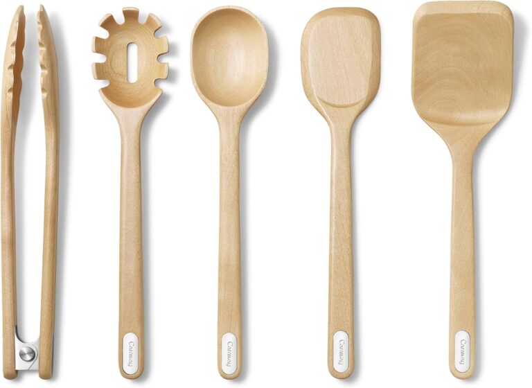 Caraway 5-Piece Wooden Utensil Set, Cooking Utensil Set