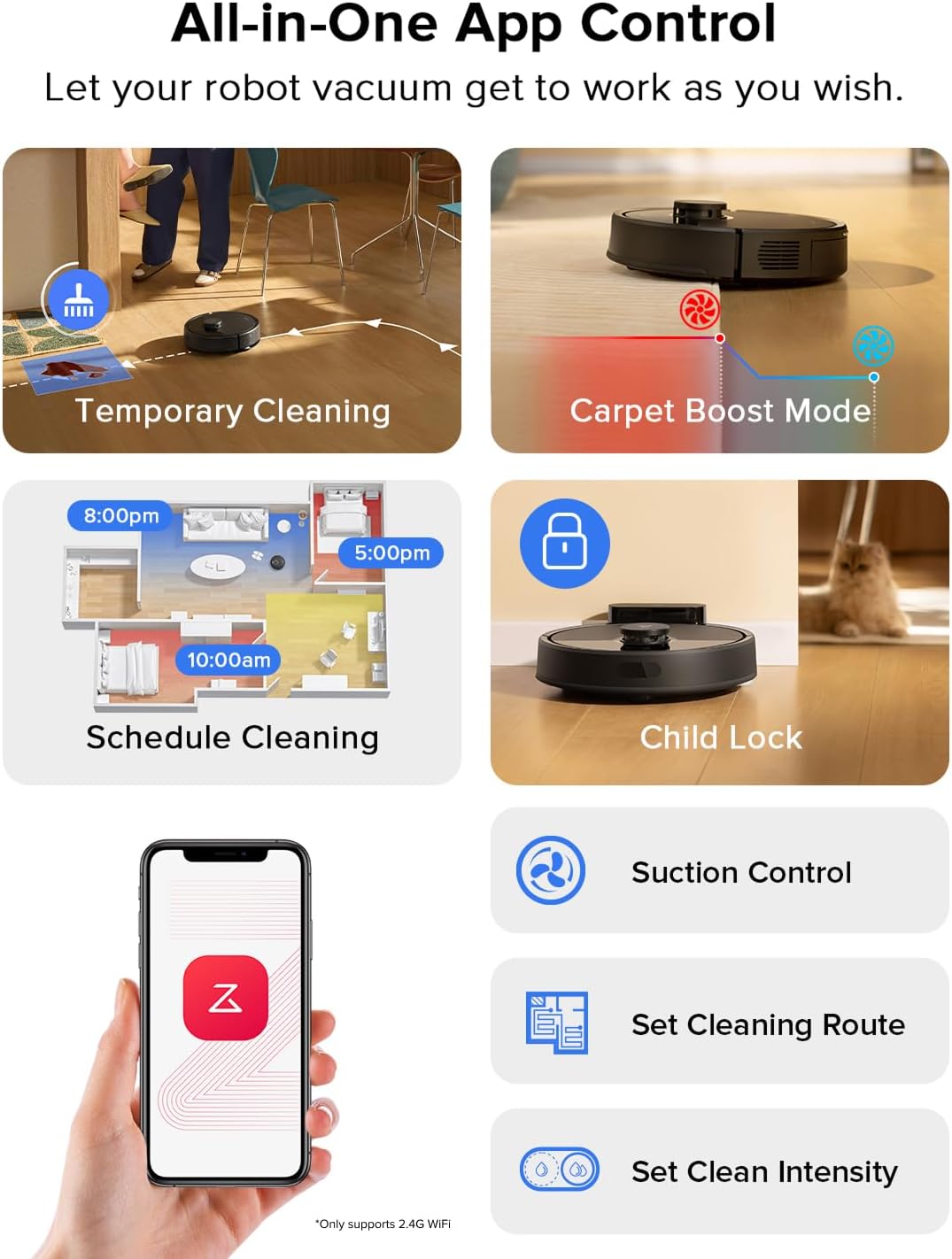 roborock Q7 L5 Robot Vacuum and Mop Combo, 8,000Pa Suction - Image 7