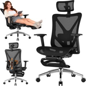 GABRYLLY Ergonomic Office Chair wit...