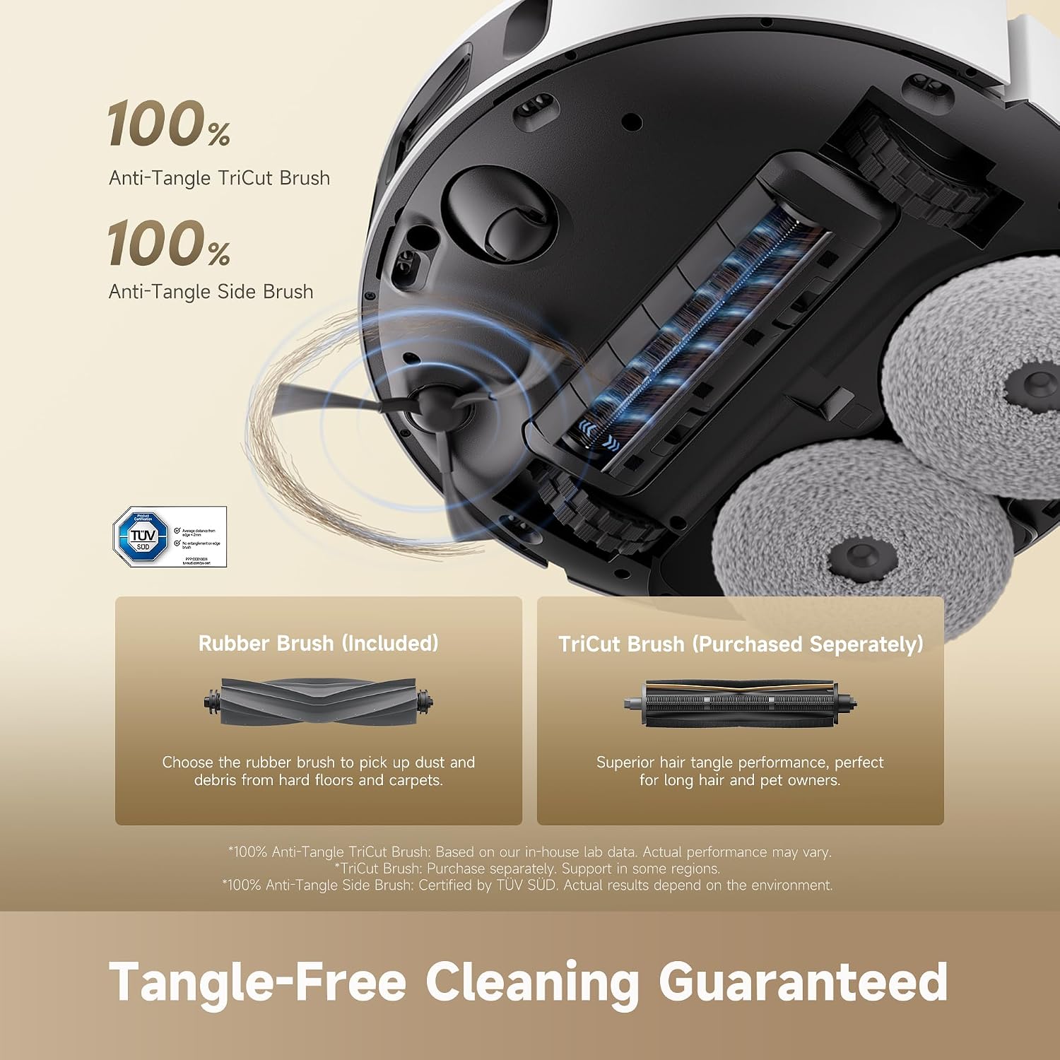 dreame D30 Ultra CE Robot Vacuum and Mop, 25,000Pa Powerful Suction - Image 6