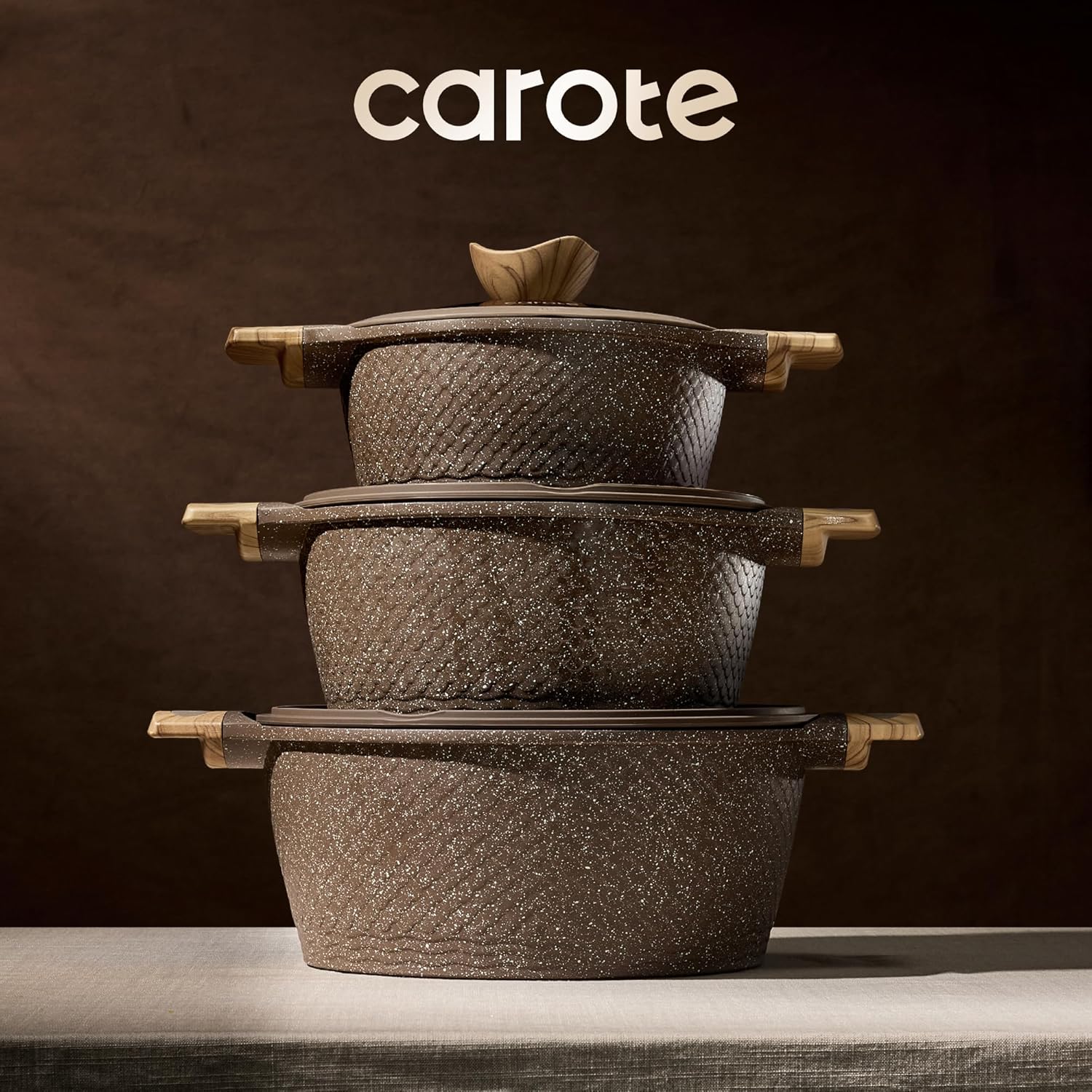 CAROTE 26pcs Pots and Pans Set, Nonstick Cookware Sets - Image 9