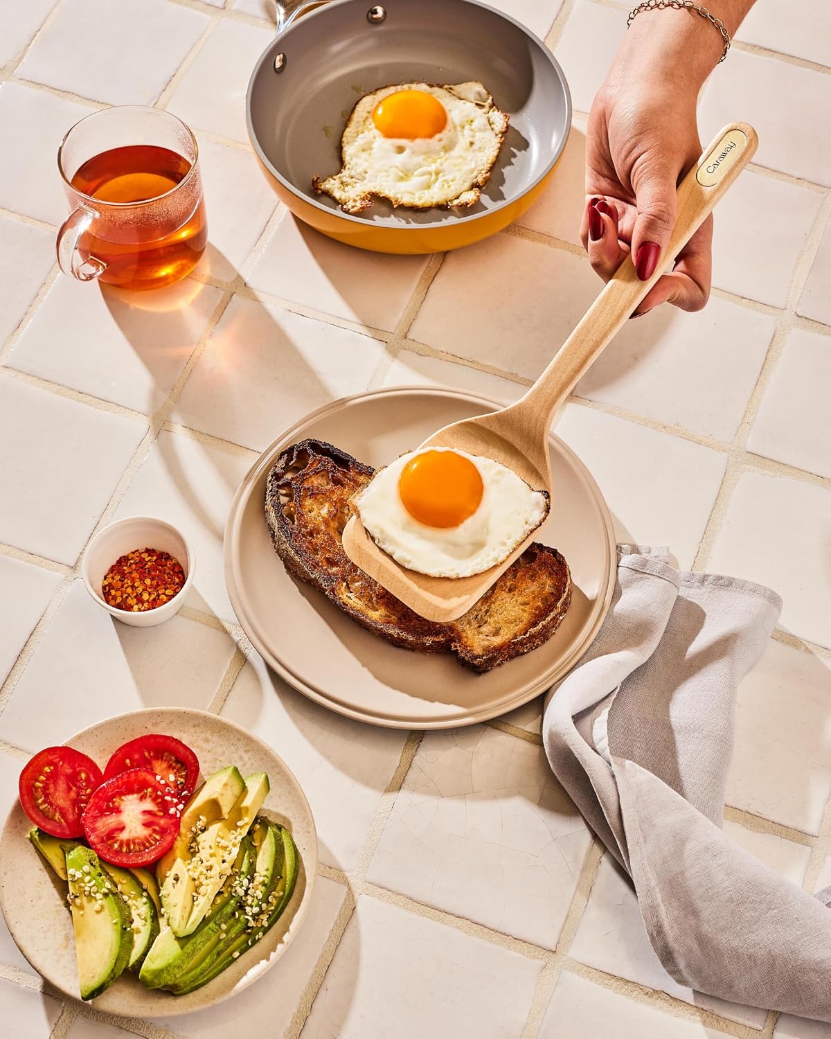 Caraway 5-Piece Wooden Utensil Set, Cooking Utensil Set - Image 7