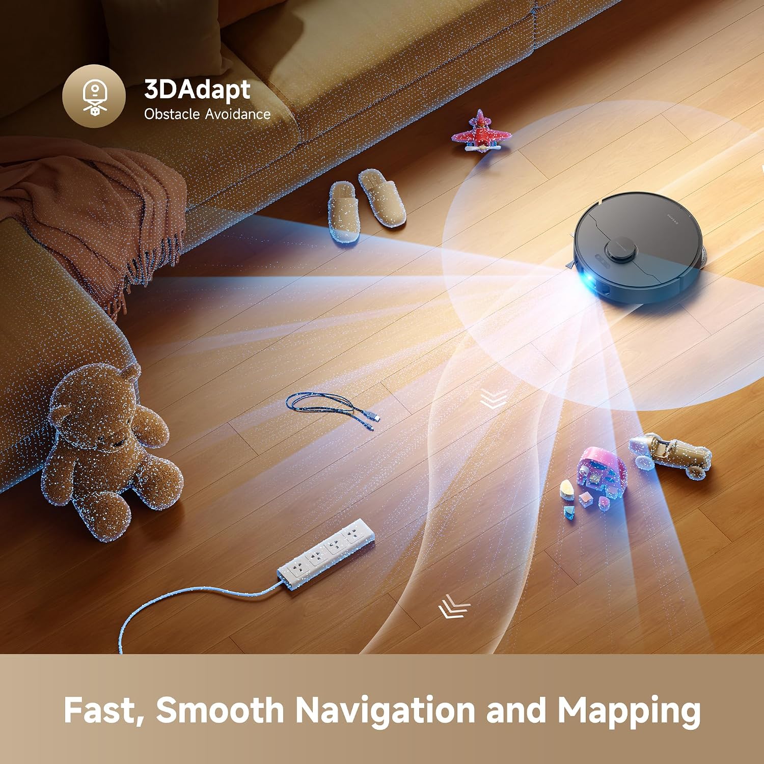 dreame D30 Ultra CE Robot Vacuum and Mop, 25,000Pa Powerful Suction - Image 8