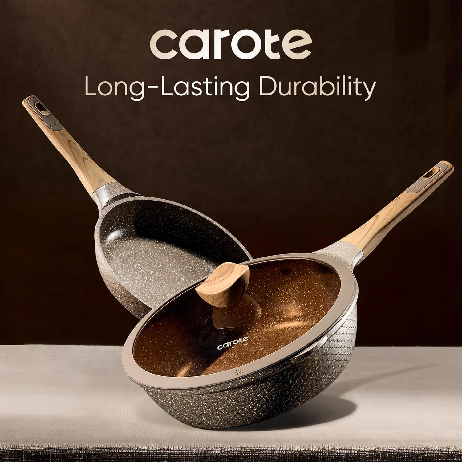 CAROTE 26pcs Pots and Pans Set, Nonstick Cookware Sets - Image 6