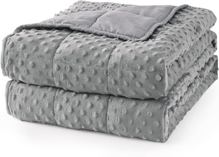Mr. Sandman Cooling Weighted Blanket for Adults, Queen Size 15 lbs, 60″x80″