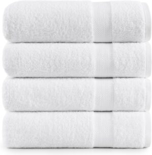 LANE LINEN Large Bath Towel Set Abs...