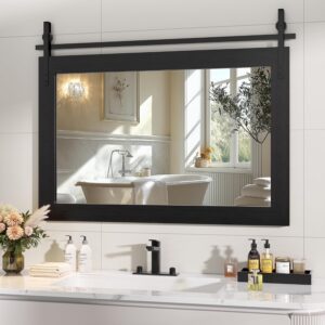 Hasipu Farmhouse Bathroom Mirror, 4...