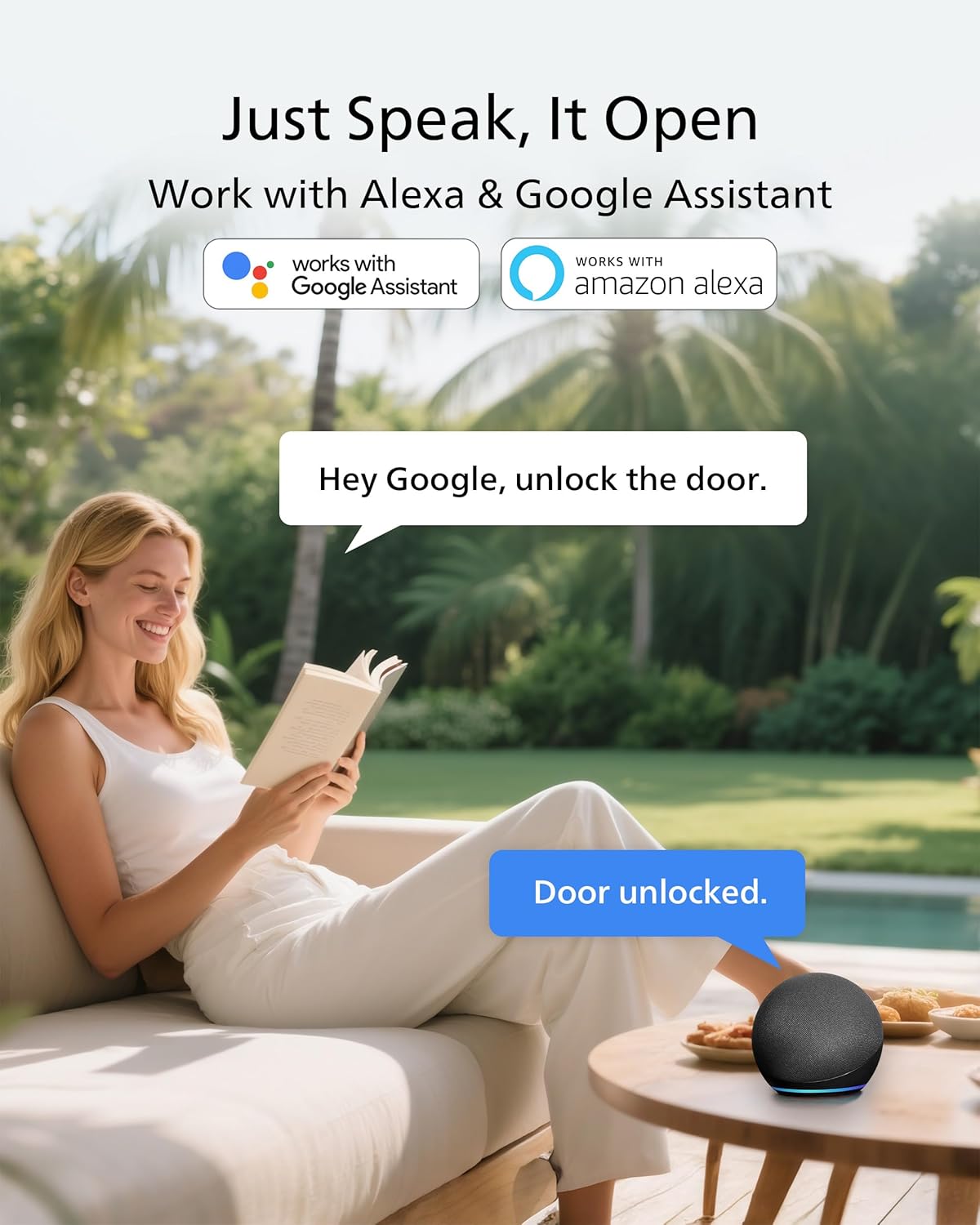 Philips WiFi Keypad Deadbolt with Handle, Built-in WiFi, APP Remote Control - Image 3