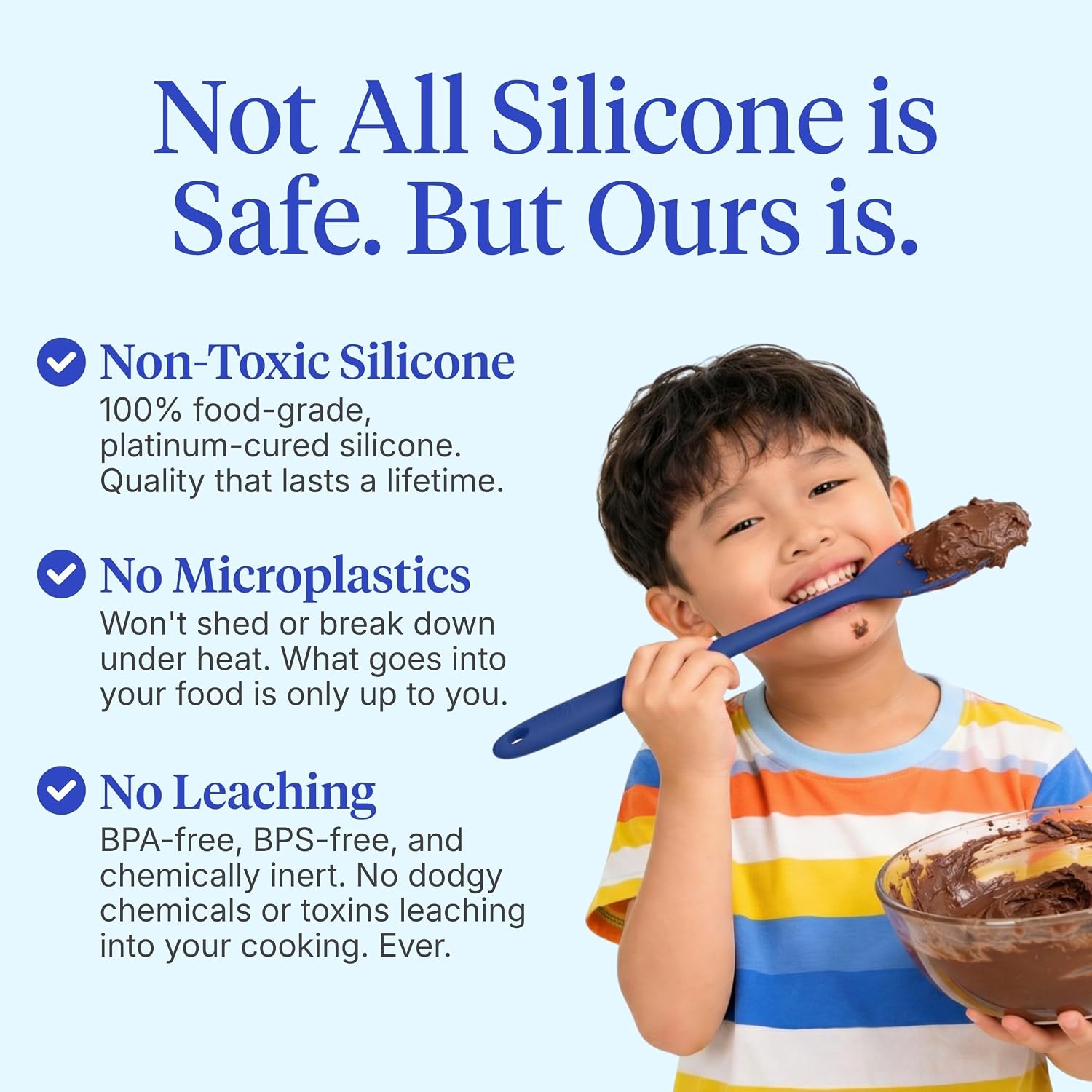 GIR: 5-Piece Silicone Essentials Kitchen Utensils Set – Royal Blue - Image 4