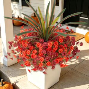 INXUGAO Artificial Fall Flowers UV ...