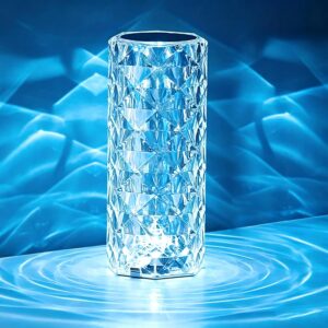 Portable Crystal Table Lamp,16 Colo...
