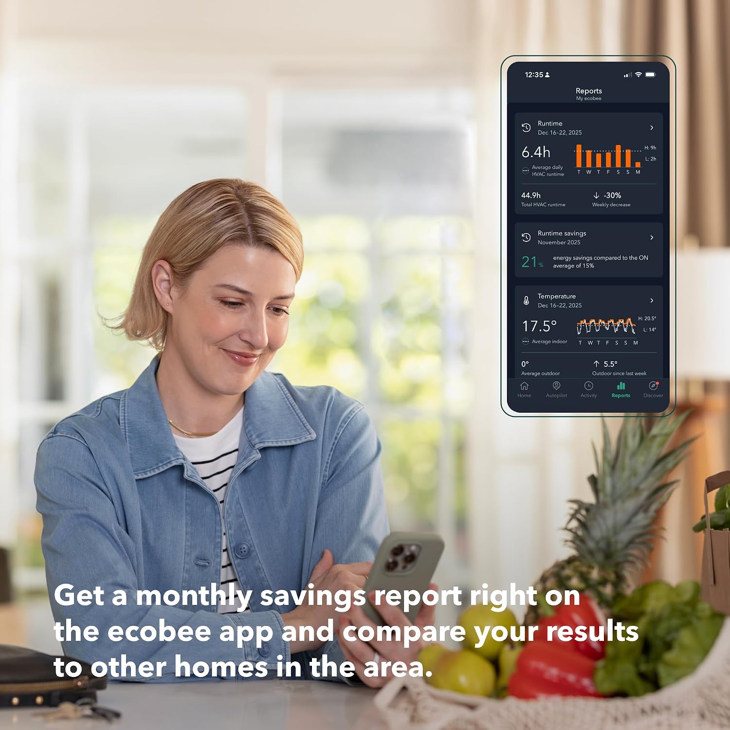 ecobee Smart Thermostat Enhanced, Programmable Wifi Thermostat - Image 17