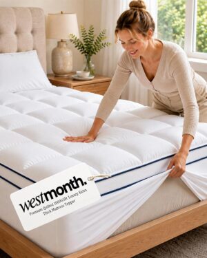 Mattress Topper 1000 GSM, WestMonth...