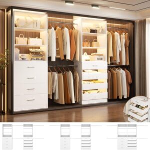 Aheaplus Closet System, 6-15Ft Clos...