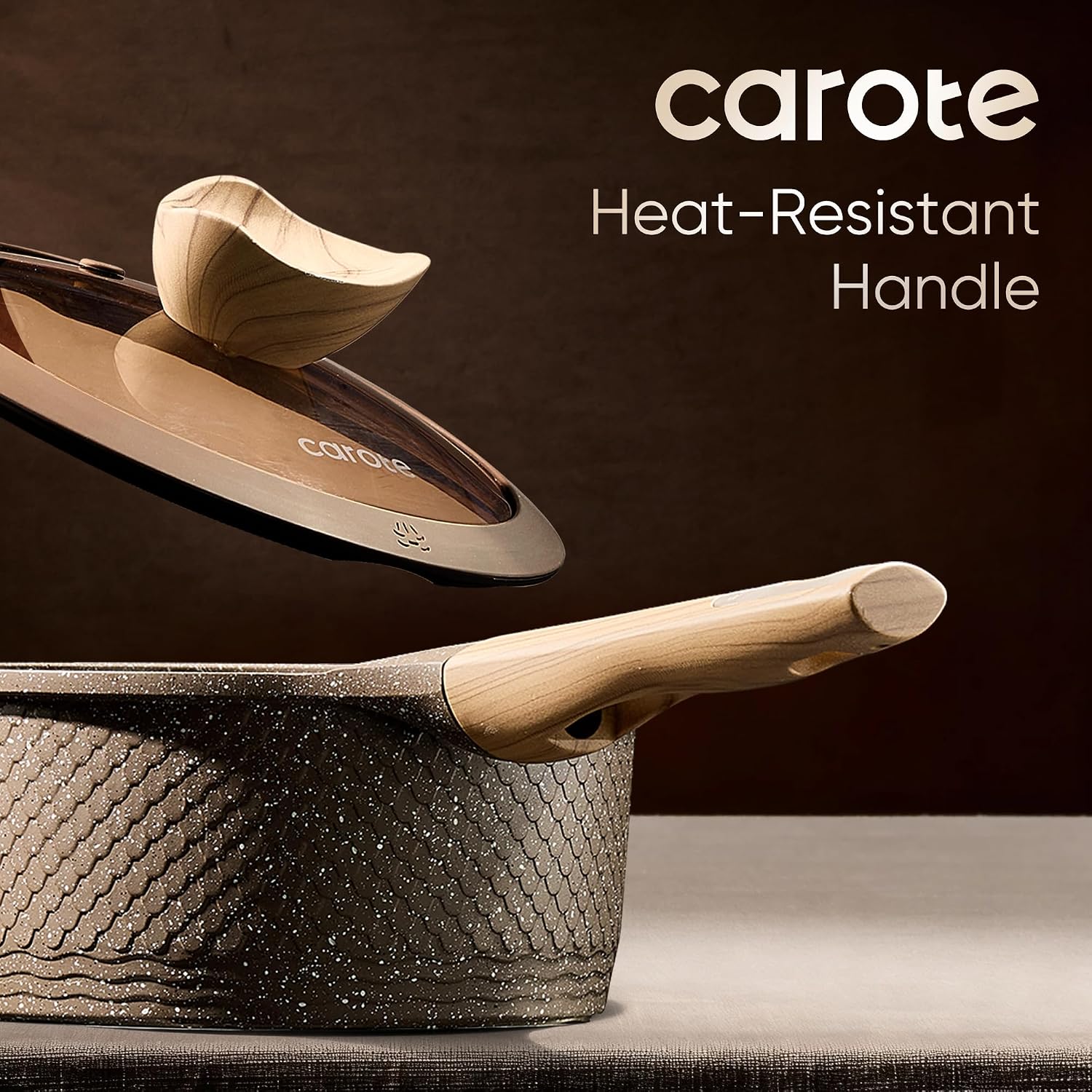 CAROTE 26pcs Pots and Pans Set, Nonstick Cookware Sets - Image 7