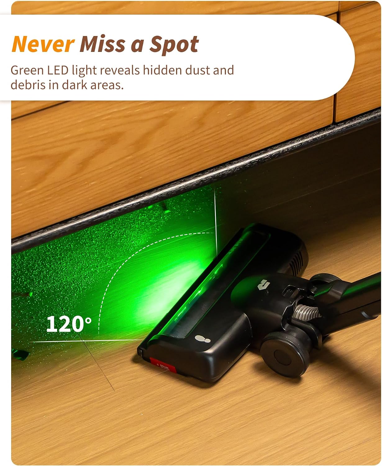 ElecKeys 650W 55kPa Foldable Cordless Vacuum Cleaner with Charging Dock - Image 7