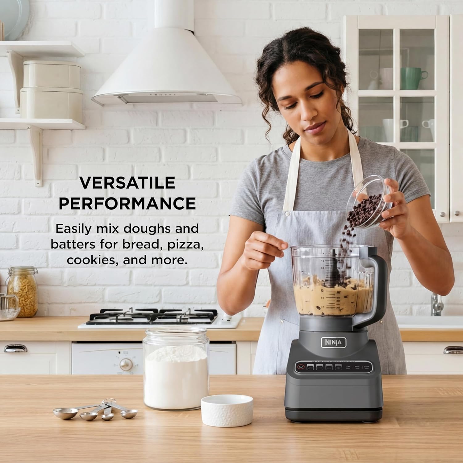Ninja Professional Plus Food Processor, 1000PW, 9-Cup, Grey, BN601 - Image 5