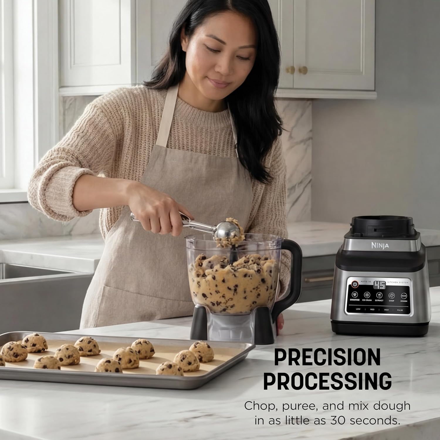 Ninja BN801 Professional Plus Kitchen System, 1400WP, Auto-iQ, Grey - Image 5