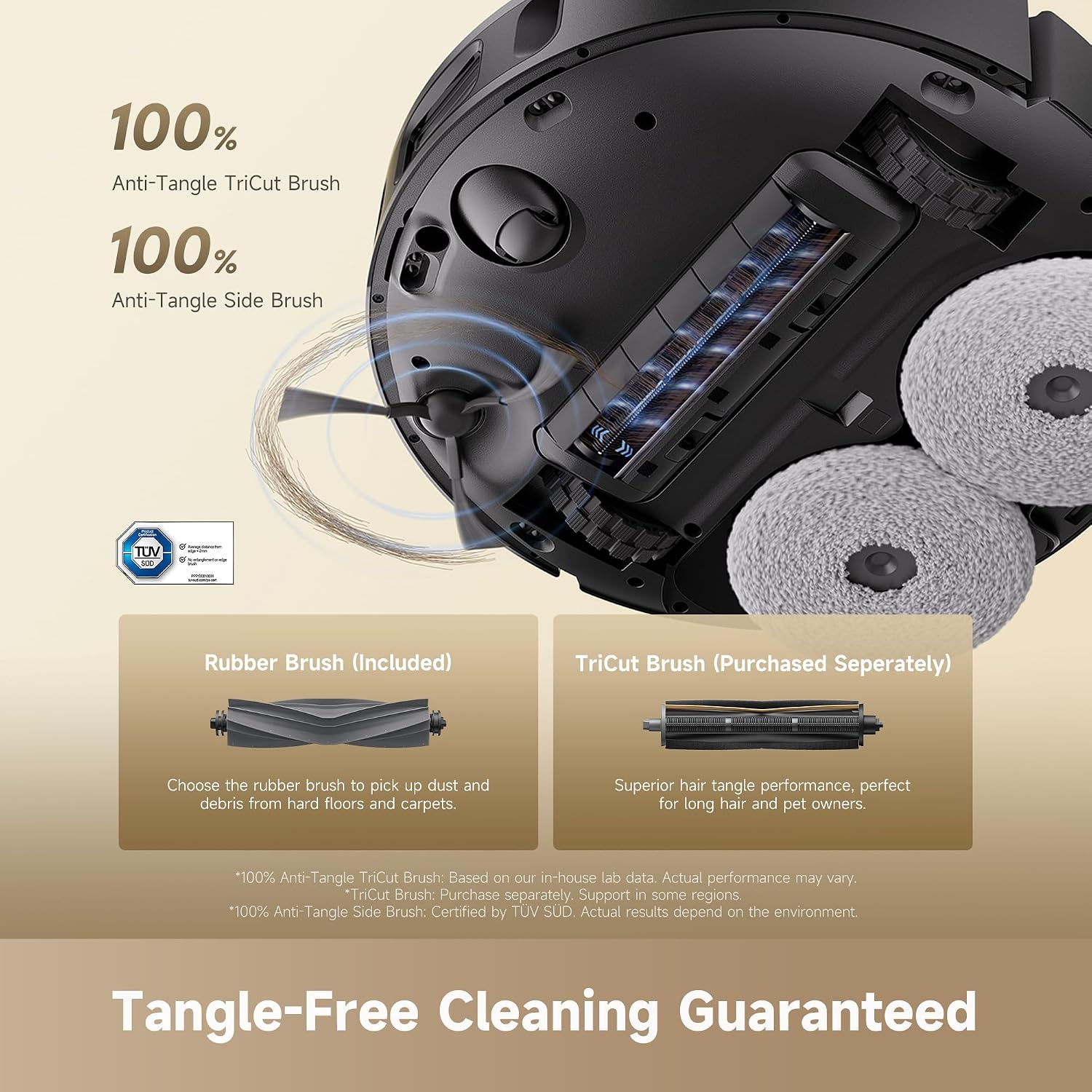 dreame D30 Ultra CE Robot Vacuum and Mop, 25,000Pa Powerful Suction - Image 6