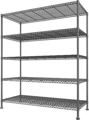 REIBII Heavy Duty 5-Tier Storage Sh...