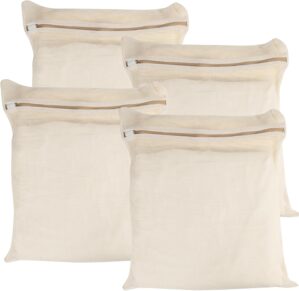 4-Piece Large Durable Organic Cotto...