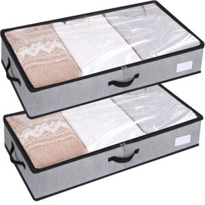 2 Pack Large Under Bed Storage Cont...