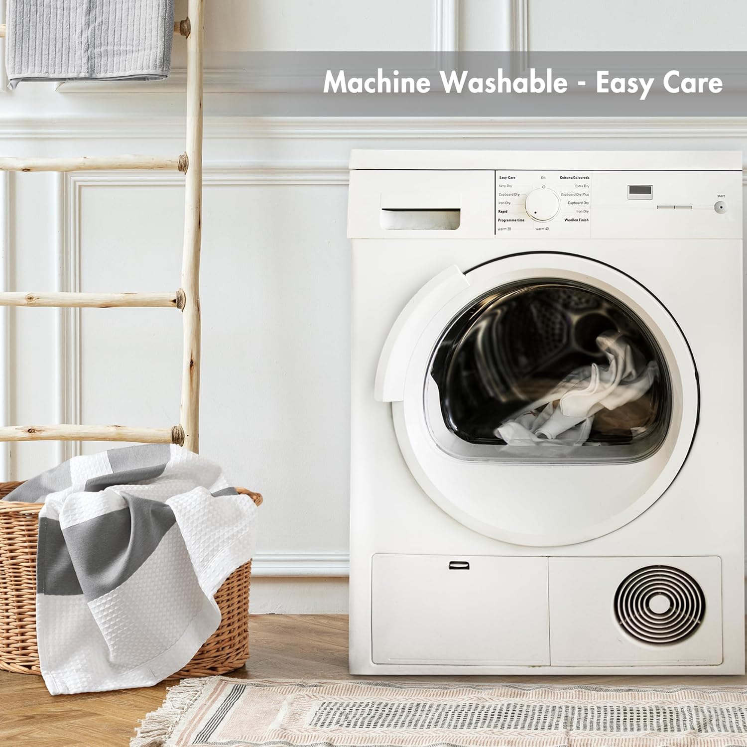 Madison Park Spa Waffle Weave Extra Long Shower Curtain, 72 x 84, Charcoal - Image 7