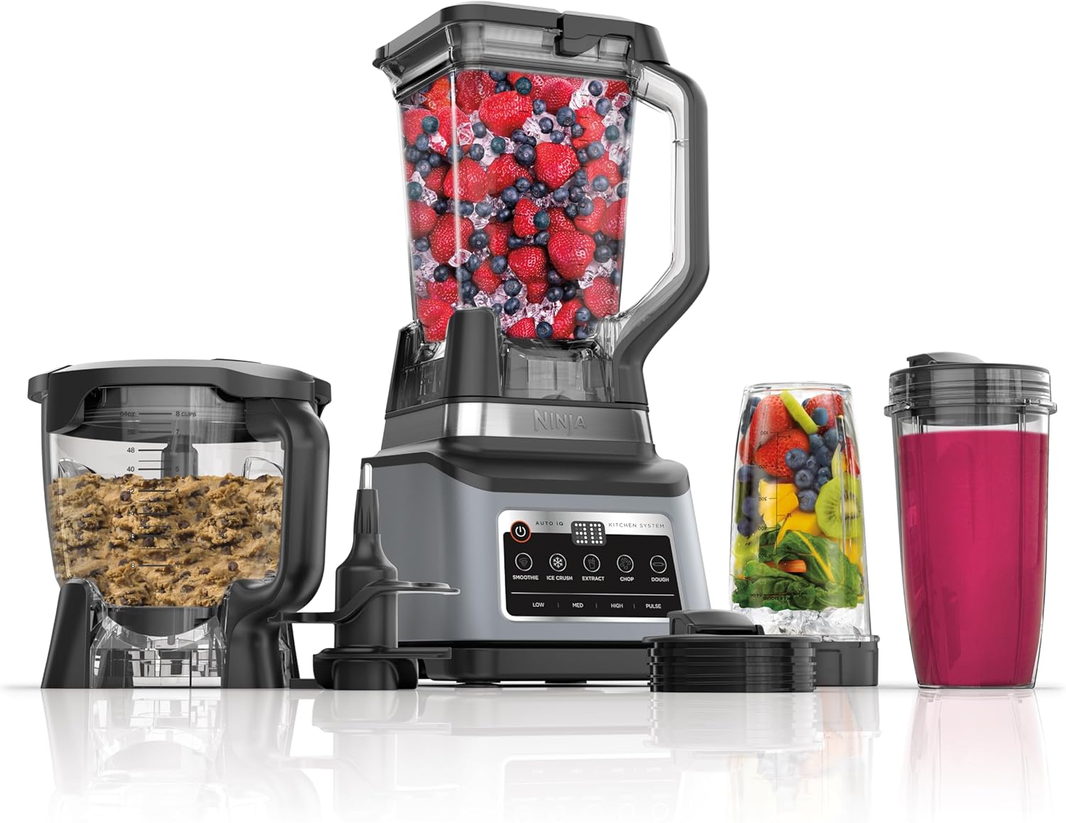 Ninja BN801 Professional Plus Kitchen System, 1400WP, Auto-iQ, Grey