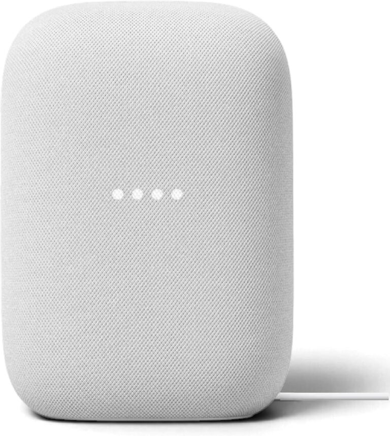 Google Nest Audio (3-Pack) Smart Speakers – Multi-Room Wireless Home Speaker Bundle with Bluetooth, Wi-Fi, Assistant, Stereo Sound, Voice Control & Smart Home Integration