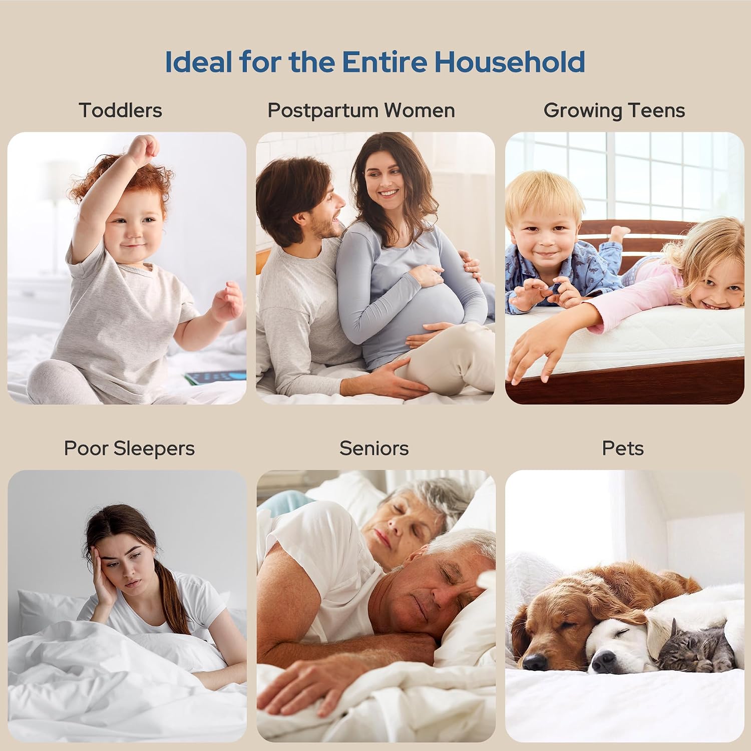 BEDLORE Waterproof Mattress Protector, Queen Size Mattress Pad Noiseless - Image 7