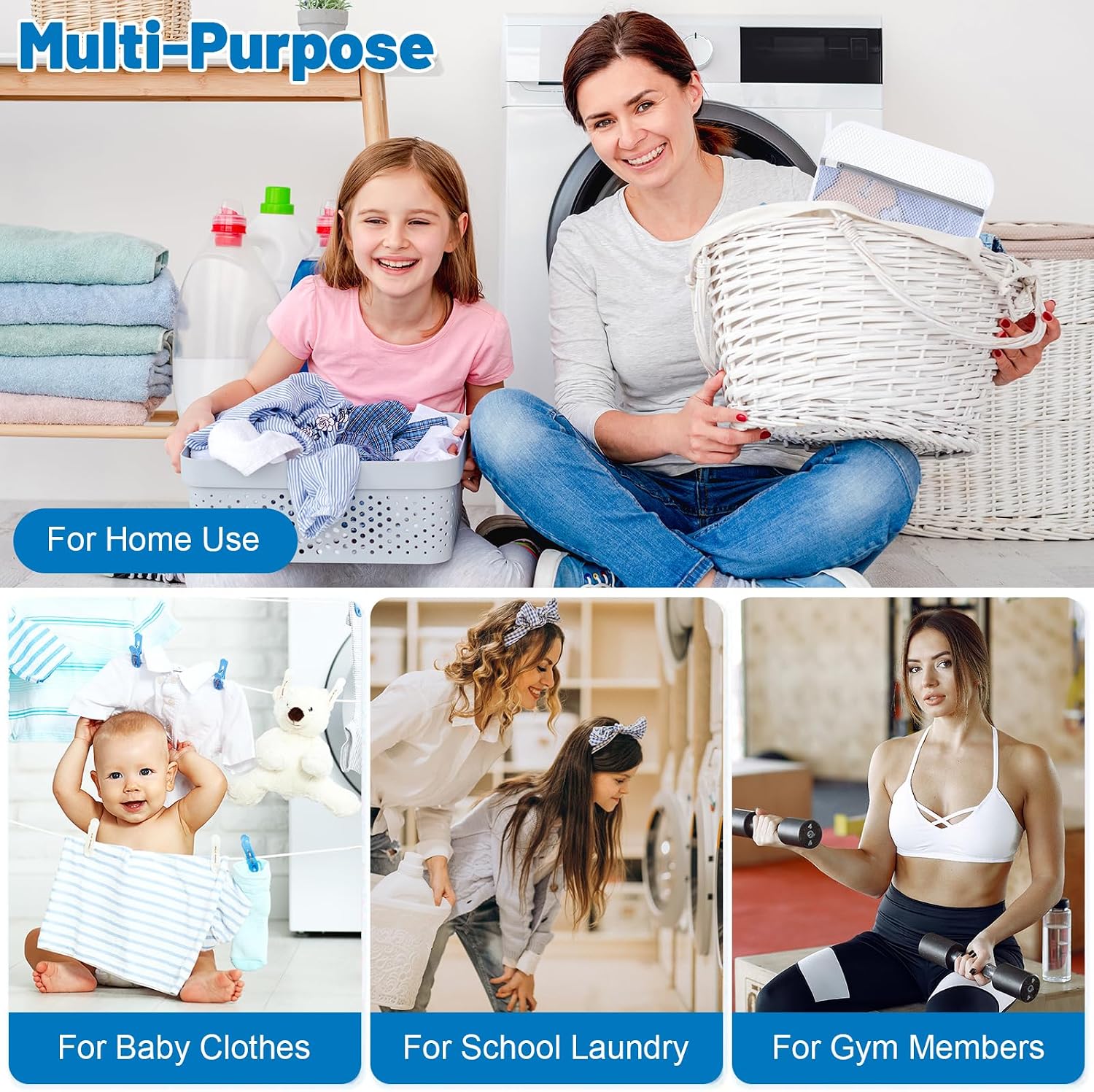 6-Pack Durable Honeycomb Mesh Laundry Bags for Delicates, 12 x 16 Inches - Image 3
