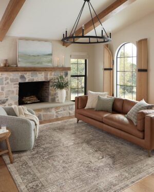 Loloi Magnolia Home Millie Charcoal...