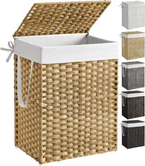 SONGMICS Laundry Hamper with Lid, 2...