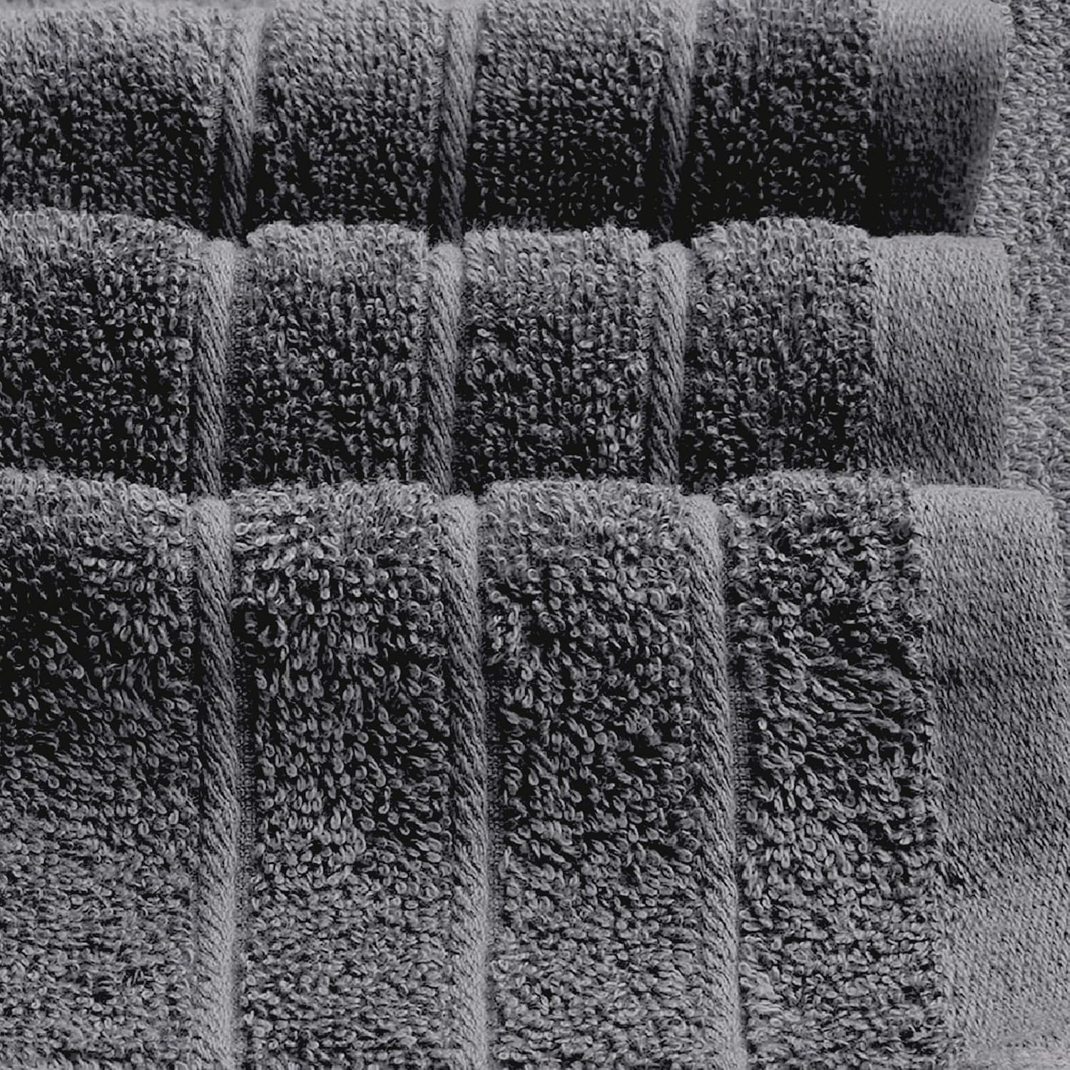 Tens Towels 4 Piece Extra Large Bath Towels 30 x 60 Inches, Dark Grey - Image 4