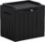 Greesum Outdoor Storage Box 31 Gallon Storage Box with Lid for Patio Furniture, Garden Tools, Pool Supplies, Waterproof and UV Resistant, Lockable, Dark Black