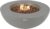 Lunar Bowl Fire Table Outdoor Fire Pit 42″ x 42″ Cast Concrete Round Firepit Includes Lava Rocks 45,000 BTUs Outdoor Fireplace for Patio Furniture Set, Deck, Porch, Outdoor Heater – Liquid Propane