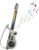 HPUFKOT Kids Electric Musical Guitar, Stringless Smart Guitar,Kid Guitars with DJ Turntable, Bluetooth Lights 4 Tones/3 Styles,Musical Instrument Toys for Boy and Girl Gifts (Gray)