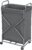 StorageWorks Laundry Basket, Rolling Hamper with Removable Bag, Grey, 120L