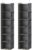 YOUDENOVA Hanging Closet Organizer and Storage, 6-Shelf, 2 Packs, Grey