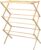 Home-it Wooden Clothes Drying Rack for Laundry – Collapsible Folding Bamboo Laundry Drying Rack for Drying Clothes – Heavy Duty Pre Assembled