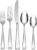 Oneida Moda 65-Piece 18/10 Silverware Set for 12, Flatware
